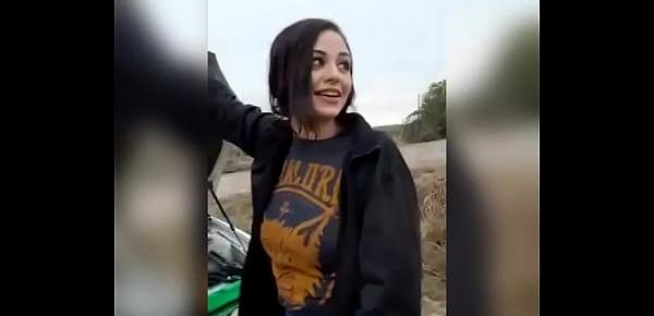  Porcelain had car trouble she just wanted to fuck her stress away